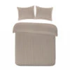 Papillon Dekbedovertrek Satijn Streep - 200x200/220 Cm - Taupe -Leen Bakker Winkel 1111743128