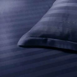 Papillon Dekbedovertrek Satijn Streep - 240x200/220 Cm - Blauw -Leen Bakker Winkel 1132353488 0102