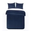Papillon Dekbedovertrek Satijn Streep - 240x200/220 Cm - Blauw -Leen Bakker Winkel 1132353488