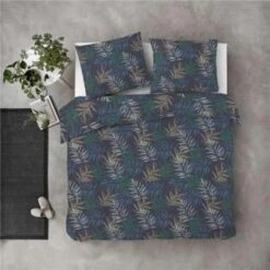 Byrklund - Dekbedovertrek Mysterious Jungle - 200x220 Cm - Blauw / Groen -Leen Bakker Winkel 1201267443 0102