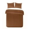 Papillon Dekbedovertrek Satijn Streep - 200x200/220 Cm - Bruin -Leen Bakker Winkel 1249794771