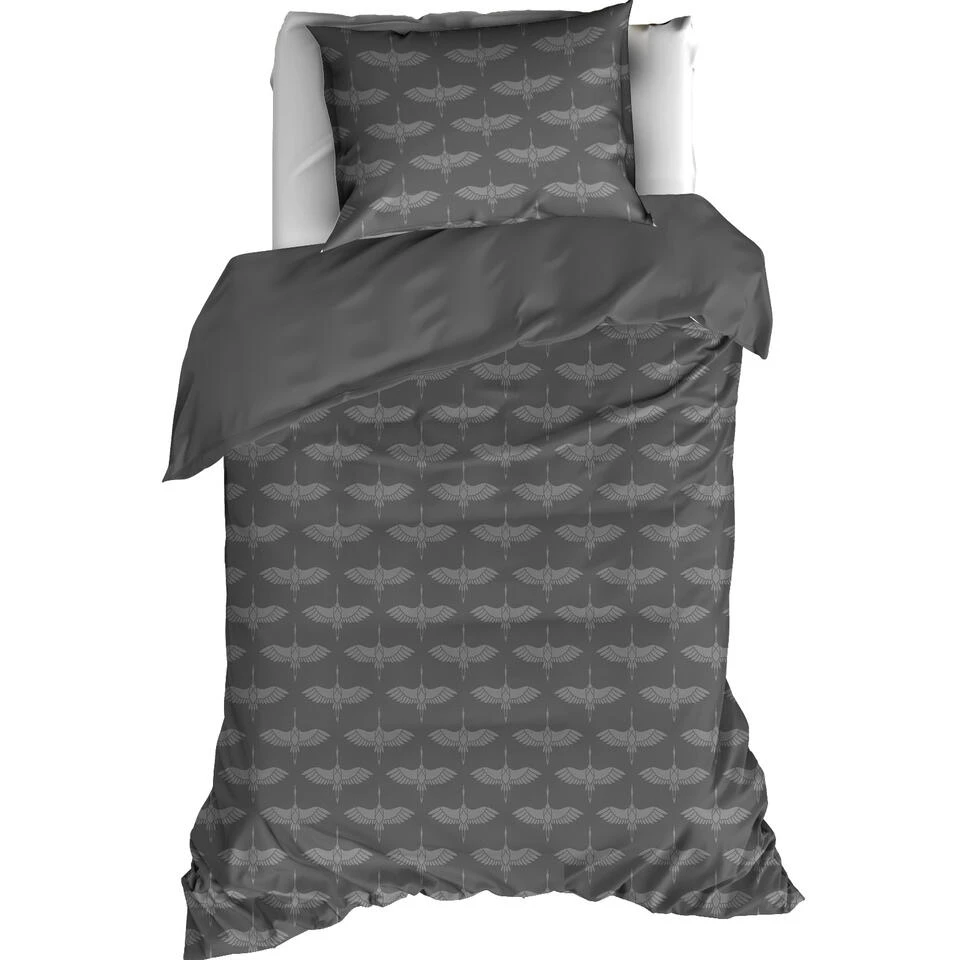 De Witte Lietaer Dekbedovertrek Flanel Crane - 140 X 200/220 Cm 3 De Witte Lietaer Dekbedovertrek Flanel Crane - 140 X 200/220 Cm