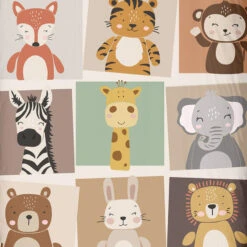 Pure SnurkSafari Kinderdekbedovertrek Multi -Leen Bakker Winkel 13156e1295fd4c4b8dbb7c52431d06a2