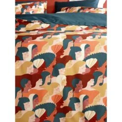 De Witte Lietaer Dekbedovertrek Anaïs - 140 X 200/220 Cm - Groen -Leen Bakker Winkel 1327025432 0102