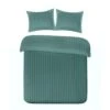 Papillon Dekbedovertrek Satijn Streep - 240x200/220 Cm - Groen
