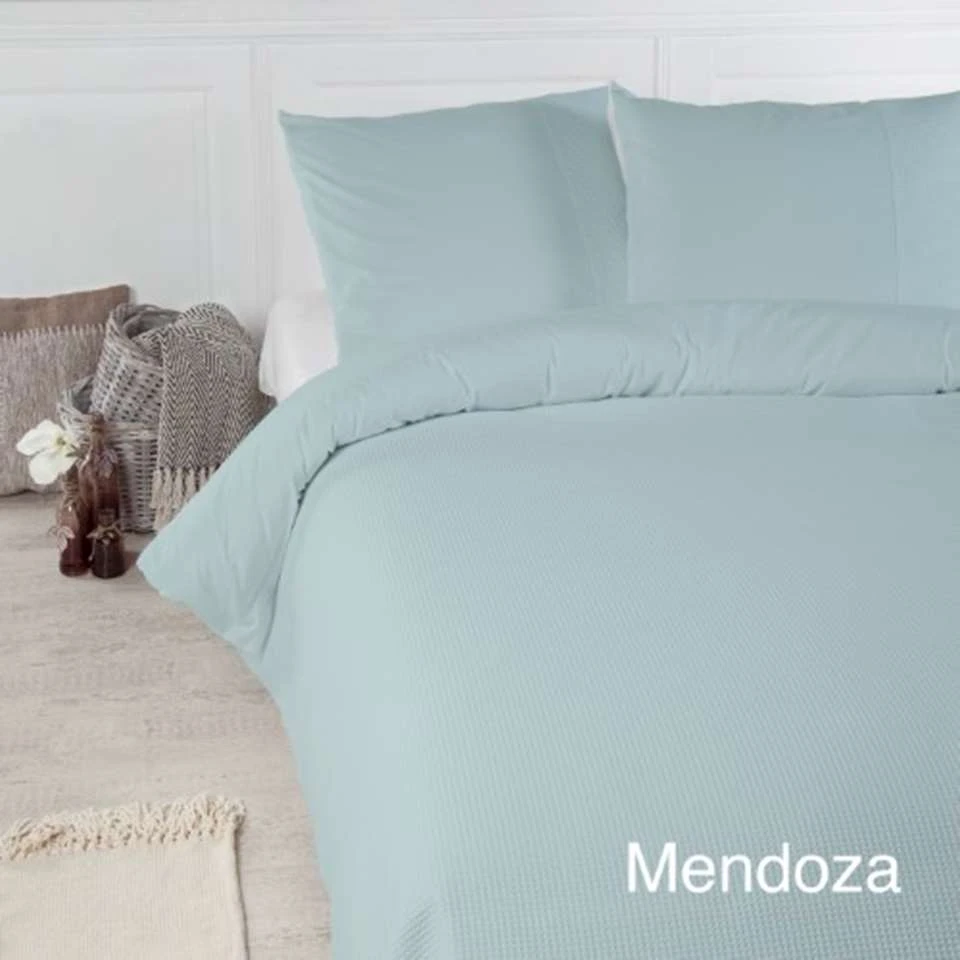 Papillon Deluxe+ Mendoza Dekbedovertrek - 140x200/220 Cm - Groen 4 Papillon Deluxe+ Mendoza Dekbedovertrek - 140x200/220 Cm - Groen - Afbeelding 2