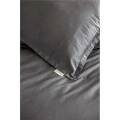 Walra - Dekbedovertrek Vintage Satin - 140x220 Cm - Antraciet -Leen Bakker Winkel 1390920851 0102