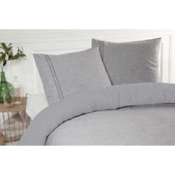 Papillon Deluxe Milford Dekbedovertrek - 200x200/220 Cm - Grijs -Leen Bakker Winkel 1450615959 0102