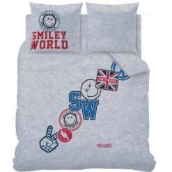Smiley World Spirit Dekbedovertrek-240 X 200 Cm -Leen Bakker Winkel 1460826502 0101