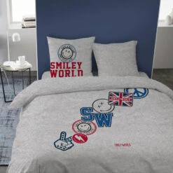 Smiley World Spirit Dekbedovertrek-240 X 200 Cm -Leen Bakker Winkel 1460826502 0103