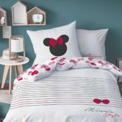Disney Minnie Mouse Dekbedovertrek Style - Eenpersoons - 140 X 200 Cm - Katoen -Leen Bakker Winkel 1462015313 0102