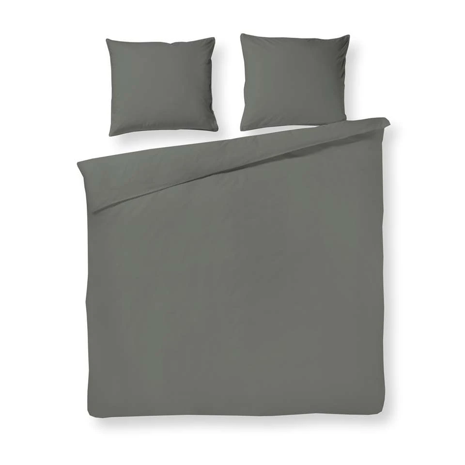 Papillon Dekbedovertrek Pom Pom - 140x200/220 Cm - Grijs 3 Papillon Dekbedovertrek Pom Pom - 140x200/220 Cm - Grijs