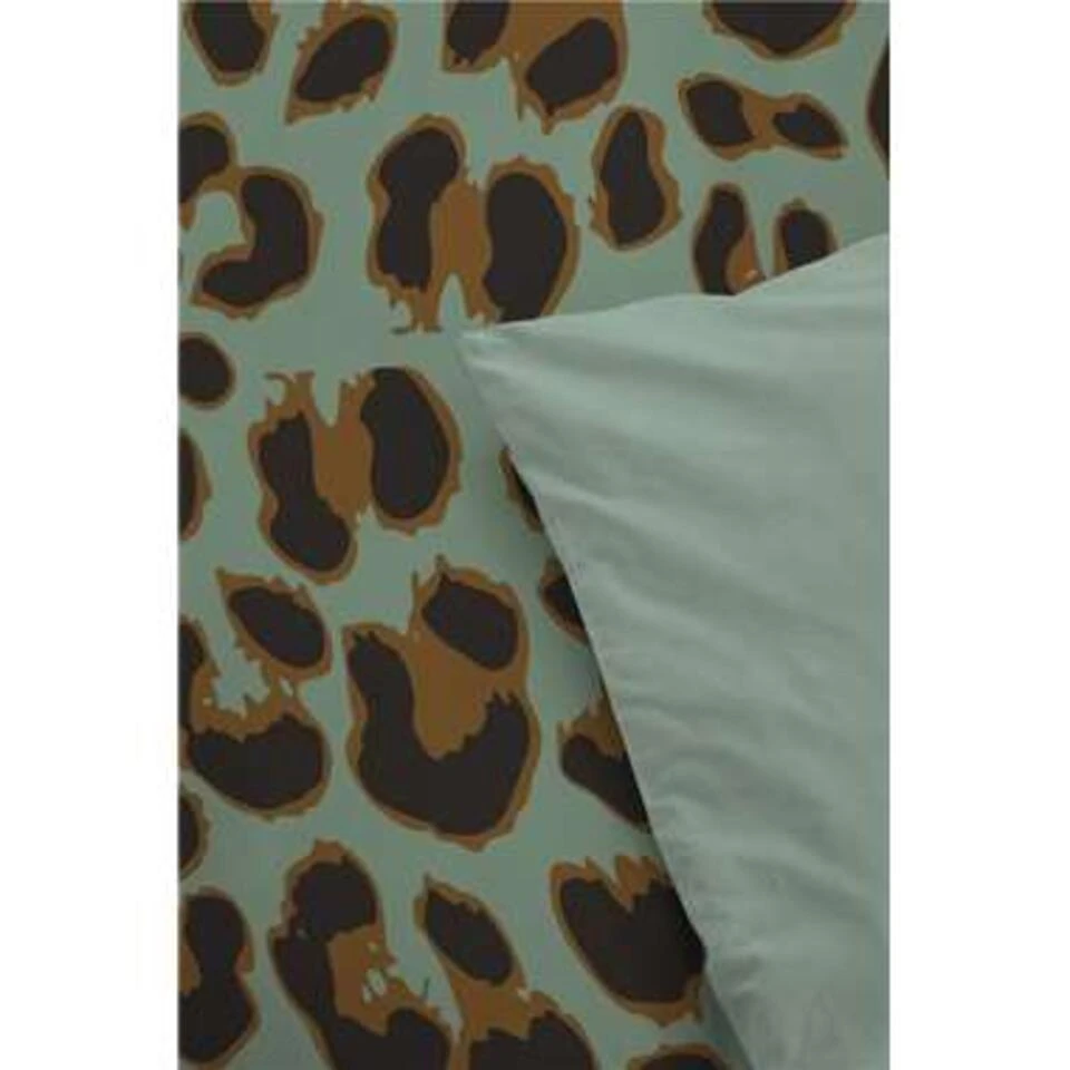 Byrklund - Dekbedovertrek Lazy Leopard - 240x220 Cm - Groen 4 Byrklund - Dekbedovertrek Lazy Leopard - 240x220 Cm - Groen - Afbeelding 2