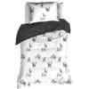 De Witte Lietaer Dekbedovertrek Antilope - 140 X 200/220 Cm - Grijs