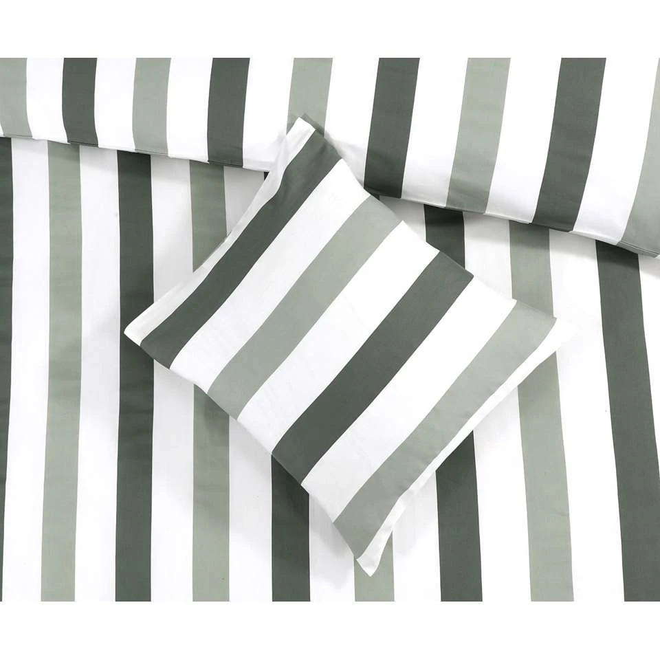 Papillon Dekbedovertrek Scott - 140x200/220 Cm - Groen 5 Papillon Dekbedovertrek Scott - 140x200/220 Cm - Groen - Afbeelding 3