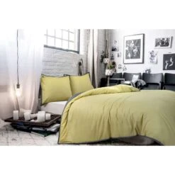 BLCKOUT Californie - Dekbedovertrek - 140x200/220 Cm - Geel -Leen Bakker Winkel 1650032587 0101