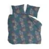 Byrklund - Dekbedovertrek Mysterious Jungle - 240x220 Cm - Blauw / Groen -Leen Bakker Winkel 1672953829
