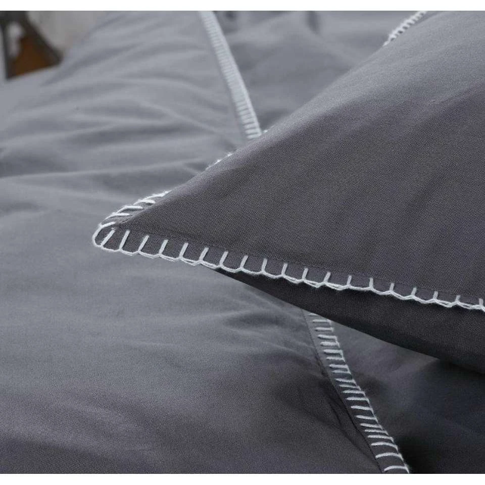 Papillon Deluxe Dekbedovertrek Wellington - 200x200/220 Cm - Grijs 6 Papillon Deluxe Dekbedovertrek Wellington - 200x200/220 Cm - Grijs - Afbeelding 4