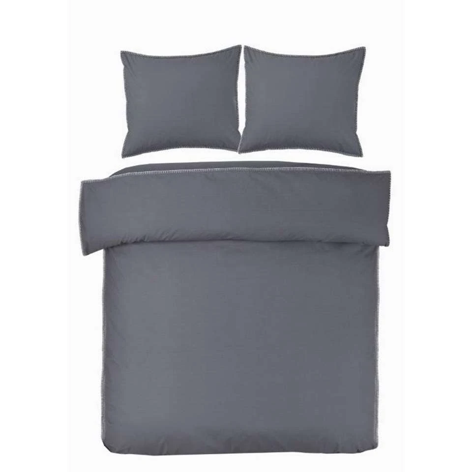 Papillon Deluxe Dekbedovertrek Wellington - 200x200/220 Cm - Grijs 3 Papillon Deluxe Dekbedovertrek Wellington - 200x200/220 Cm - Grijs