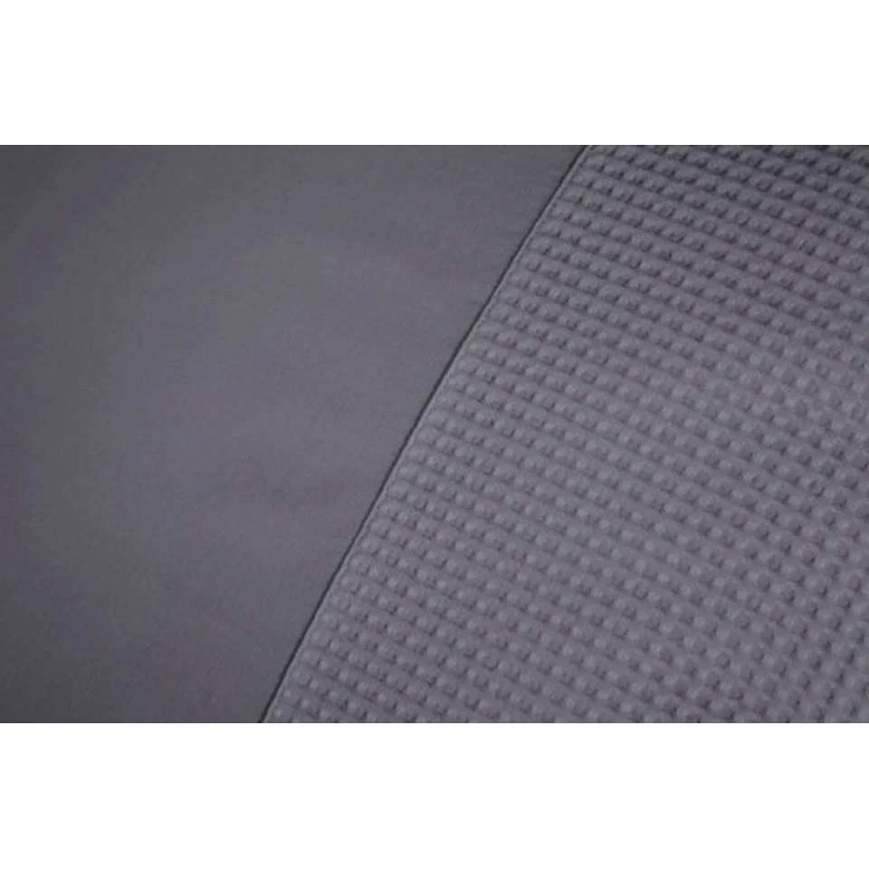 Papillon Deluxe+ Mendoza Dekbedovertrek - 240x200/220 Cm - Grijs 5 Papillon Deluxe+ Mendoza Dekbedovertrek - 240x200/220 Cm - Grijs - Afbeelding 3