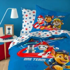 PAW Patrol Kinderdekbedovertrek Ready For Action - 140 X 200 Cm 8 PAW Patrol Kinderdekbedovertrek Ready For Action - 140 X 200 Cm -Leen Bakker Winkel 1742350334 0102