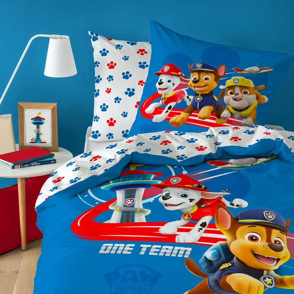 PAW Patrol Kinderdekbedovertrek Ready For Action - 140 X 200 Cm 5 PAW Patrol Kinderdekbedovertrek Ready For Action - 140 X 200 Cm - Afbeelding 3
