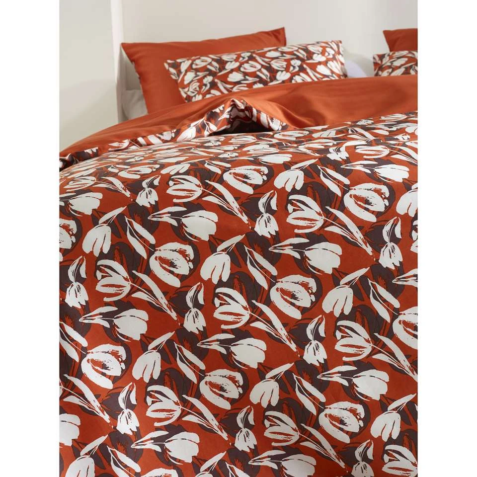 De Witte Lietaer Dekbedovertrek Tulipa - 200 X 200/220 Cm - Katoen 6 De Witte Lietaer Dekbedovertrek Tulipa - 200 X 200/220 Cm - Katoen - Afbeelding 4