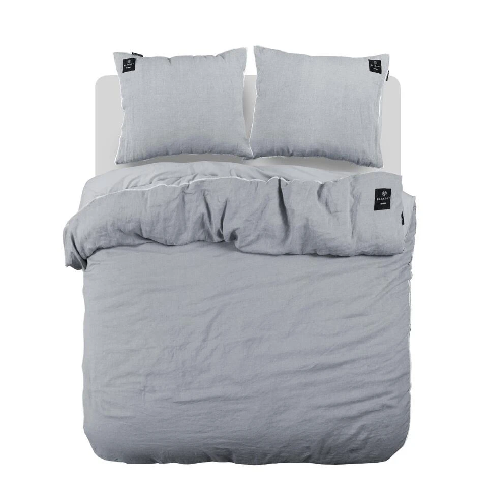 BLCKOUT Ohio - Linnen - Dekbedovertrek - 240x200/220 Cm - Blauw 3 BLCKOUT Ohio - Linnen - Dekbedovertrek - 240x200/220 Cm - Blauw