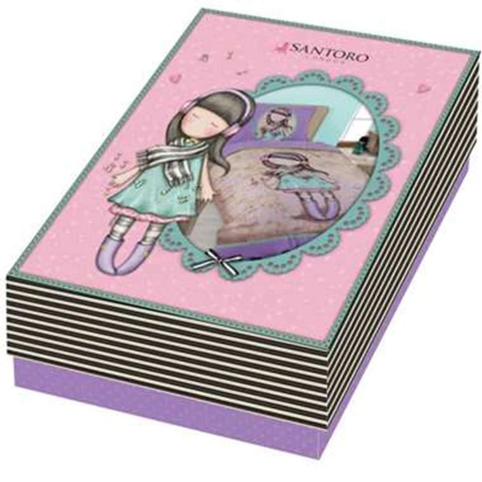 Santoro London Gorjuss Lost In Music Dekbedovertrek-140x200cm 4 Santoro London Gorjuss Lost In Music Dekbedovertrek-140x200cm - Afbeelding 2