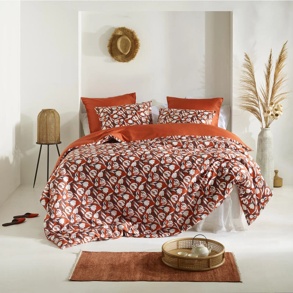 De Witte Lietaer Dekbedovertrek Katoen Tulipa - Hotelmaat - 260 X 240 Cm 5 De Witte Lietaer Dekbedovertrek Katoen Tulipa - Hotelmaat - 260 X 240 Cm - Afbeelding 3