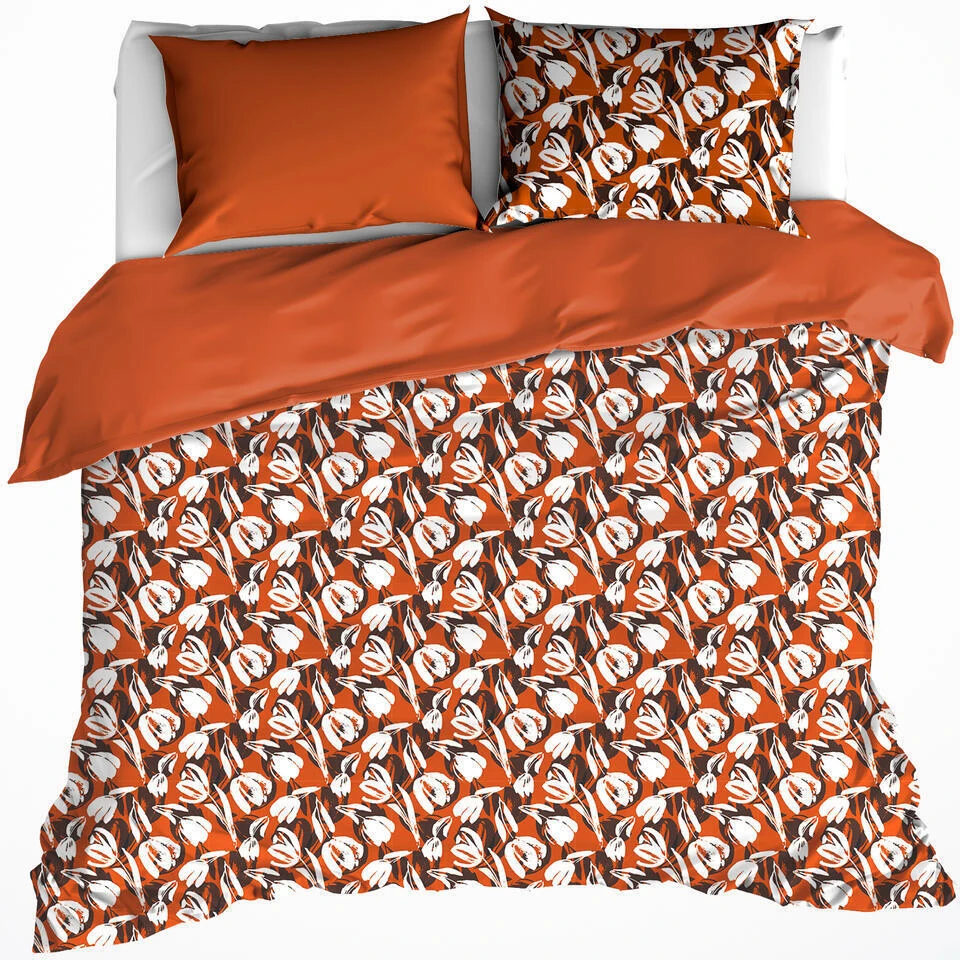 De Witte Lietaer Dekbedovertrek Katoen Tulipa - Hotelmaat - 260 X 240 Cm 3 De Witte Lietaer Dekbedovertrek Katoen Tulipa - Hotelmaat - 260 X 240 Cm