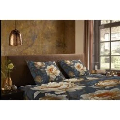 Pure Dekbedovertrek "bloemen" - Antraciet - (240x200/220 Cm) - Microfiber -Leen Bakker Winkel 189351fbe2874212b1c0382aede2ec92 2