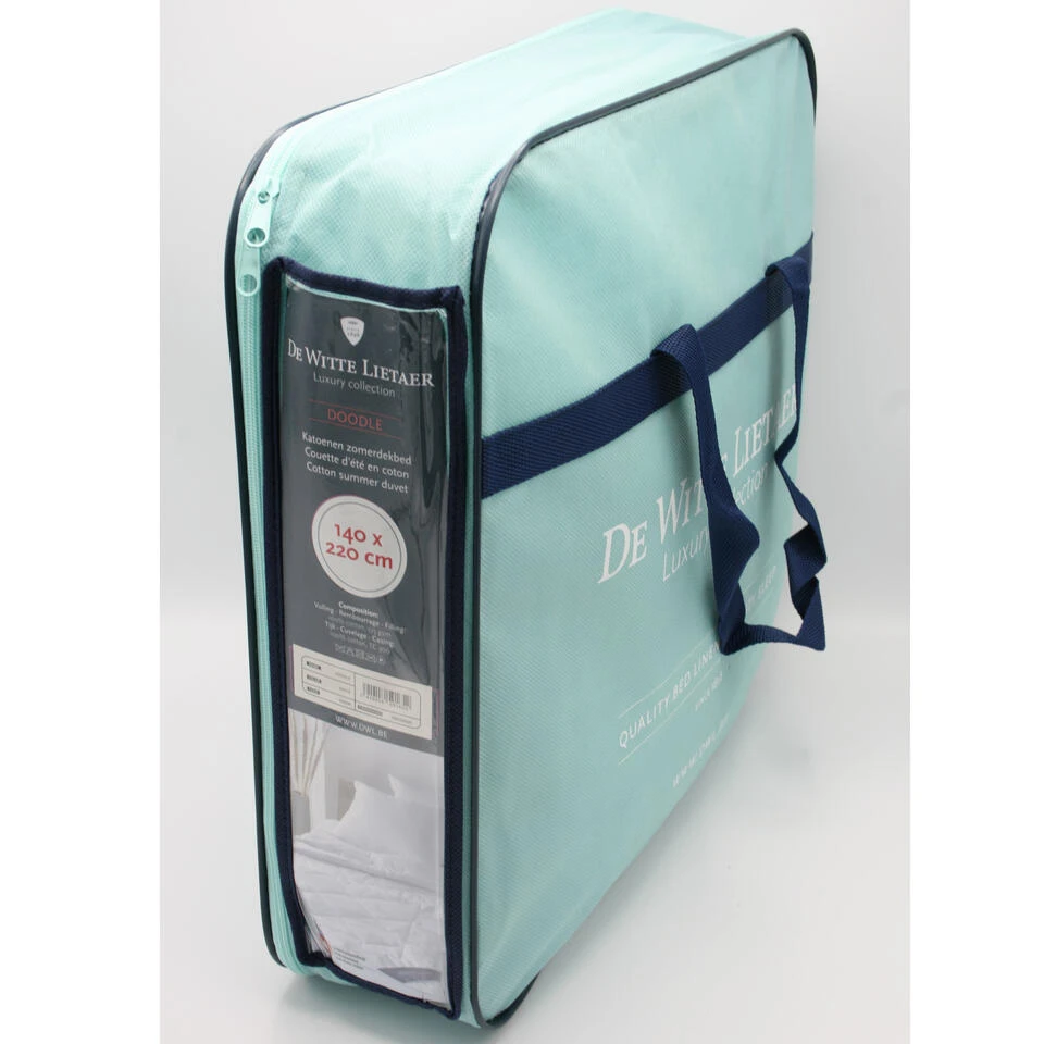 De Witte Lietaer Zomerdekbed - Eenpersoons - 140 X 220 Cm - Katoen 4 De Witte Lietaer Zomerdekbed - Eenpersoons - 140 X 220 Cm - Katoen - Afbeelding 2