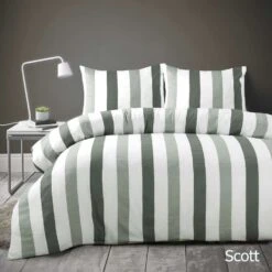 Papillon Dekbedovertrek Scott - 240x200/220 Cm - Groen 6 Papillon Dekbedovertrek Scott - 240x200/220 Cm - Groen -Leen Bakker Winkel 1905769819 0101