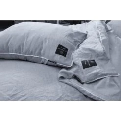 BLCKOUT Ohio - Linnen - Dekbedovertrek - 140x200/220 Cm - Blauw -Leen Bakker Winkel 1914809485 0102