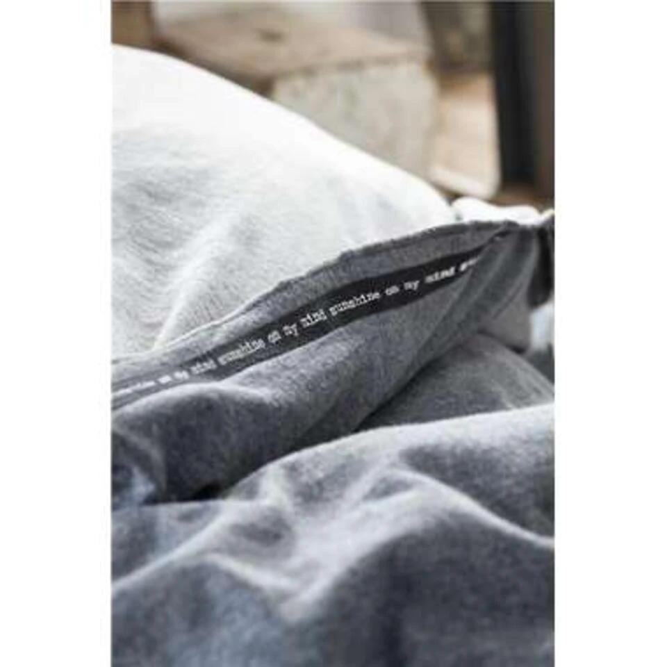 Walra - Dekbedovertrek Casual Beauty - 240x220 Cm - Grijs 5 Walra - Dekbedovertrek Casual Beauty - 240x220 Cm - Grijs - Afbeelding 3