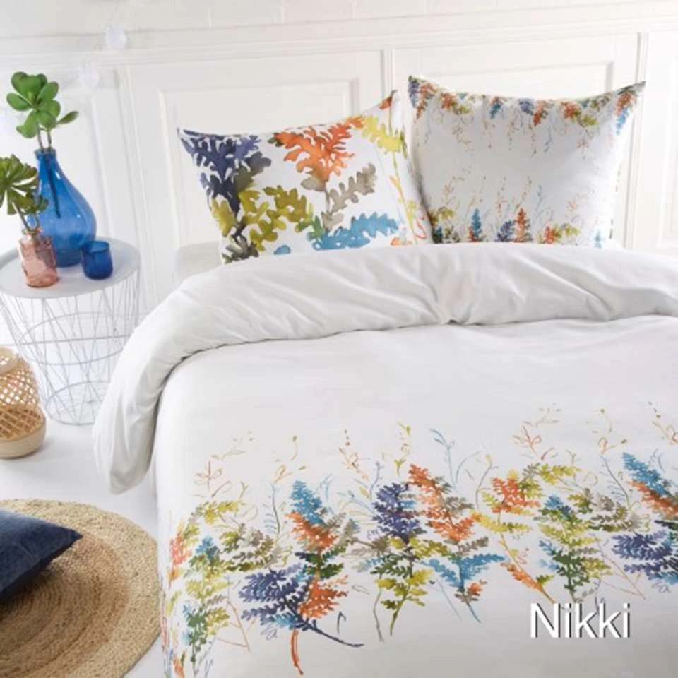 Papillon Dekbedovertrek Nikki - 200x200/220 Cm - Multikleur 4 Papillon Dekbedovertrek Nikki - 200x200/220 Cm - Multikleur - Afbeelding 2