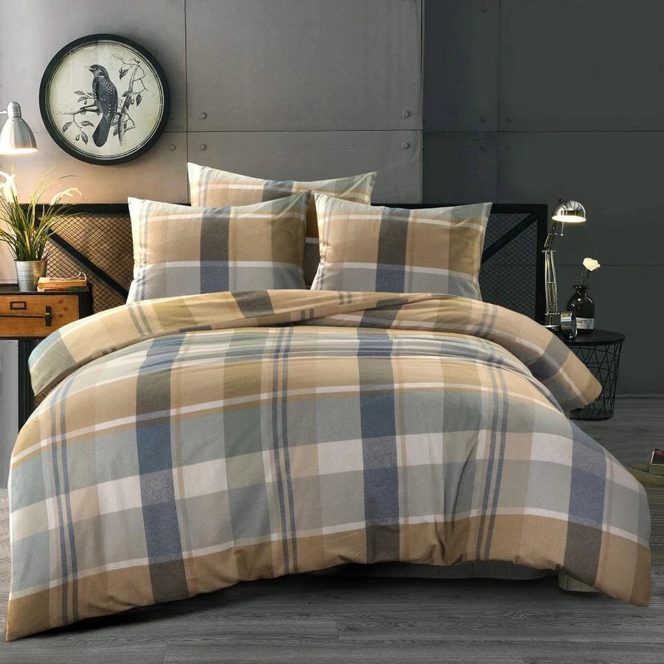 Day Dream Dekbedovertrek Graz Flanel - 200x200/220cm - Multi 4 Day Dream Dekbedovertrek Graz Flanel - 200x200/220cm - Multi - Afbeelding 2