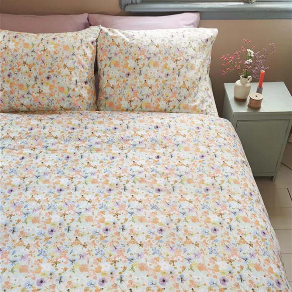 Ariadne At Home Lots Of Flowers Dekbedovertrek - 200x200/220 - Pastel 5 Ariadne At Home Lots Of Flowers Dekbedovertrek - 200x200/220 - Pastel - Afbeelding 3