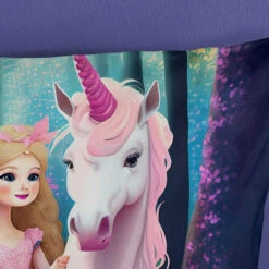 Pure Unicorn Kinderdekbedovertrek Roze -Leen Bakker Winkel 1b14e114767944d3a72ad7435beab2d3