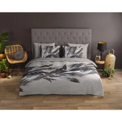 Good Morning Dekbedovertrek "veren" - Grijs - (200x200/220 Cm) - Katoen 12 Good Morning Dekbedovertrek "veren" - Grijs - (200x200/220 Cm) - Katoen -Leen Bakker Winkel 1cc991fb6dfb4b1c84e297f3eb18cde2