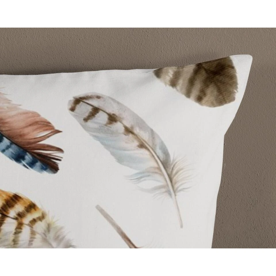 Good Morning Dekbedovertrek "veren" - Zand - (140x200/220 Cm) - Katoen 6 Good Morning Dekbedovertrek "veren" - Zand - (140x200/220 Cm) - Katoen - Afbeelding 4