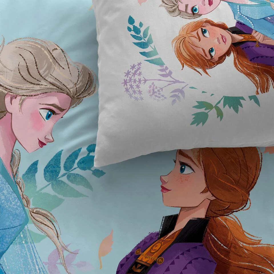 Disney Frozen Dekbedovertrek Sisters - Eenpersoons - 140 X 200 Cm - Katoen 6 Disney Frozen Dekbedovertrek Sisters - Eenpersoons - 140 X 200 Cm - Katoen - Afbeelding 4