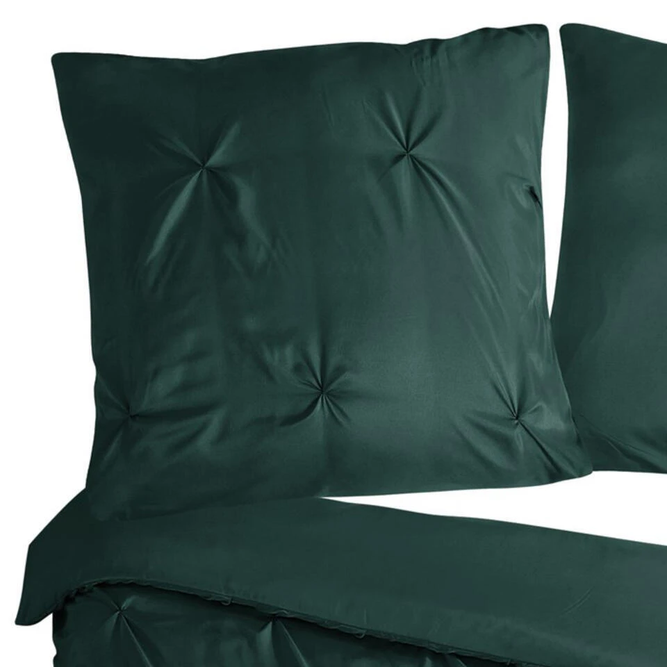 Pure Dekbedovertrek Luxe Chesterfield Groen-1-persoons (140 X 200/220 Cm) 7 Pure Dekbedovertrek Luxe Chesterfield Groen-1-persoons (140 X 200/220 Cm) - Afbeelding 5