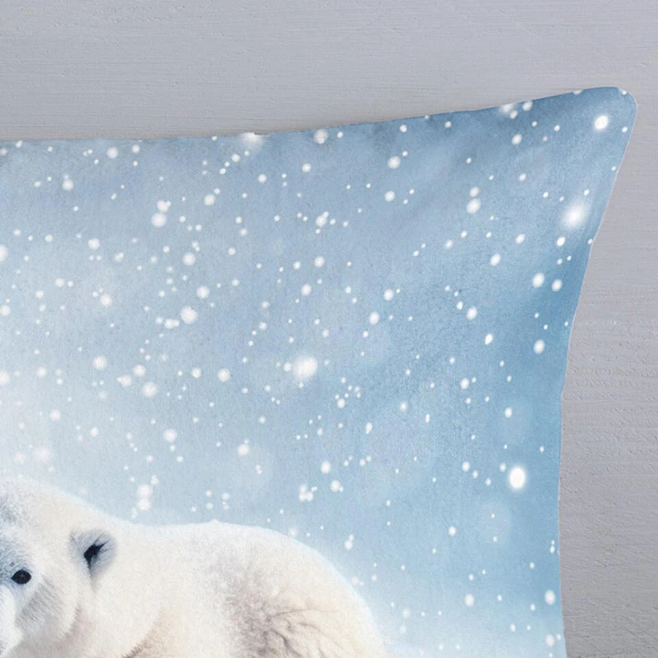 Good Morning IJsbeer Flanel Dekbedovertrek Blauw 10 Good Morning IJsbeer Flanel Dekbedovertrek Blauw - Afbeelding 8