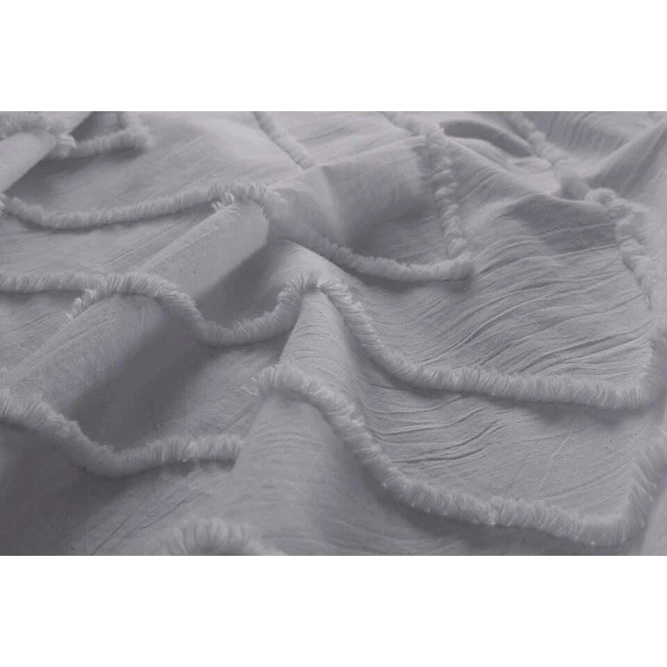 Papillon Valencia Dekbedovertrek - Eenpersoons - 140x200/220 Cm - Grijs 6 Papillon Valencia Dekbedovertrek - Eenpersoons - 140x200/220 Cm - Grijs - Afbeelding 4