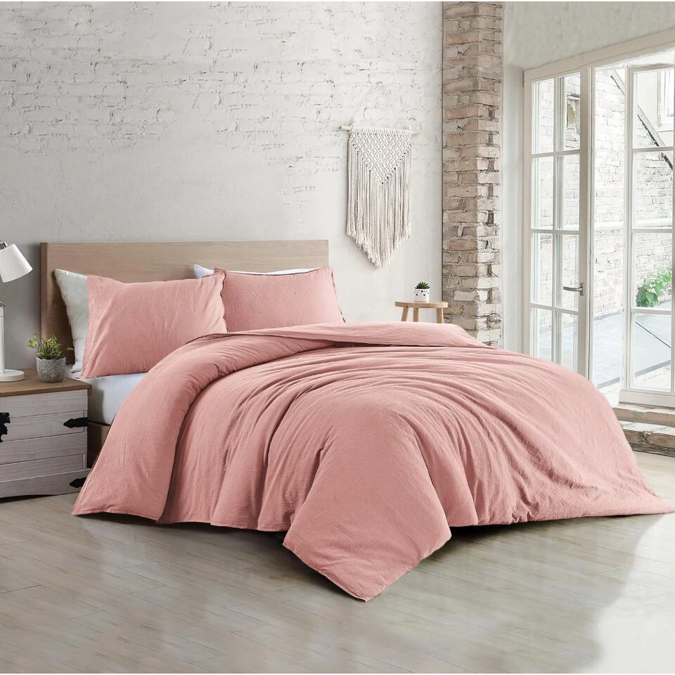 Papillon Dekbedovertrek Juliette - 200x200/220 Cm - Light Roze 4 Papillon Dekbedovertrek Juliette - 200x200/220 Cm - Light Roze - Afbeelding 2