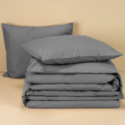 Moodit Dekbedovertrek Basil Grey - Hotelmaat - 260 X 240 Cm - Katoen -Leen Bakker Winkel 2cefcd555b524b08918dca35ccdedfe9