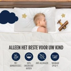 Vitapur Kinderdekbed 140x200 Cm - Kinderkussen 40x60 Cm -Leen Bakker Winkel 2d086f2e7f4e4421b328044c63790ba3