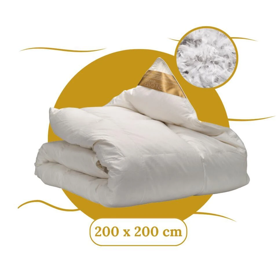 Ten Cate 100% Ganzendonzen 4-Seizoenen Dekbed 200x200 Cm 5 Ten Cate 100% Ganzendonzen 4-Seizoenen Dekbed 200x200 Cm - Afbeelding 3